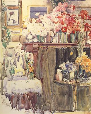 Childe Hassam Celis Thaxter's Sitting Room (nn02) china oil painting image